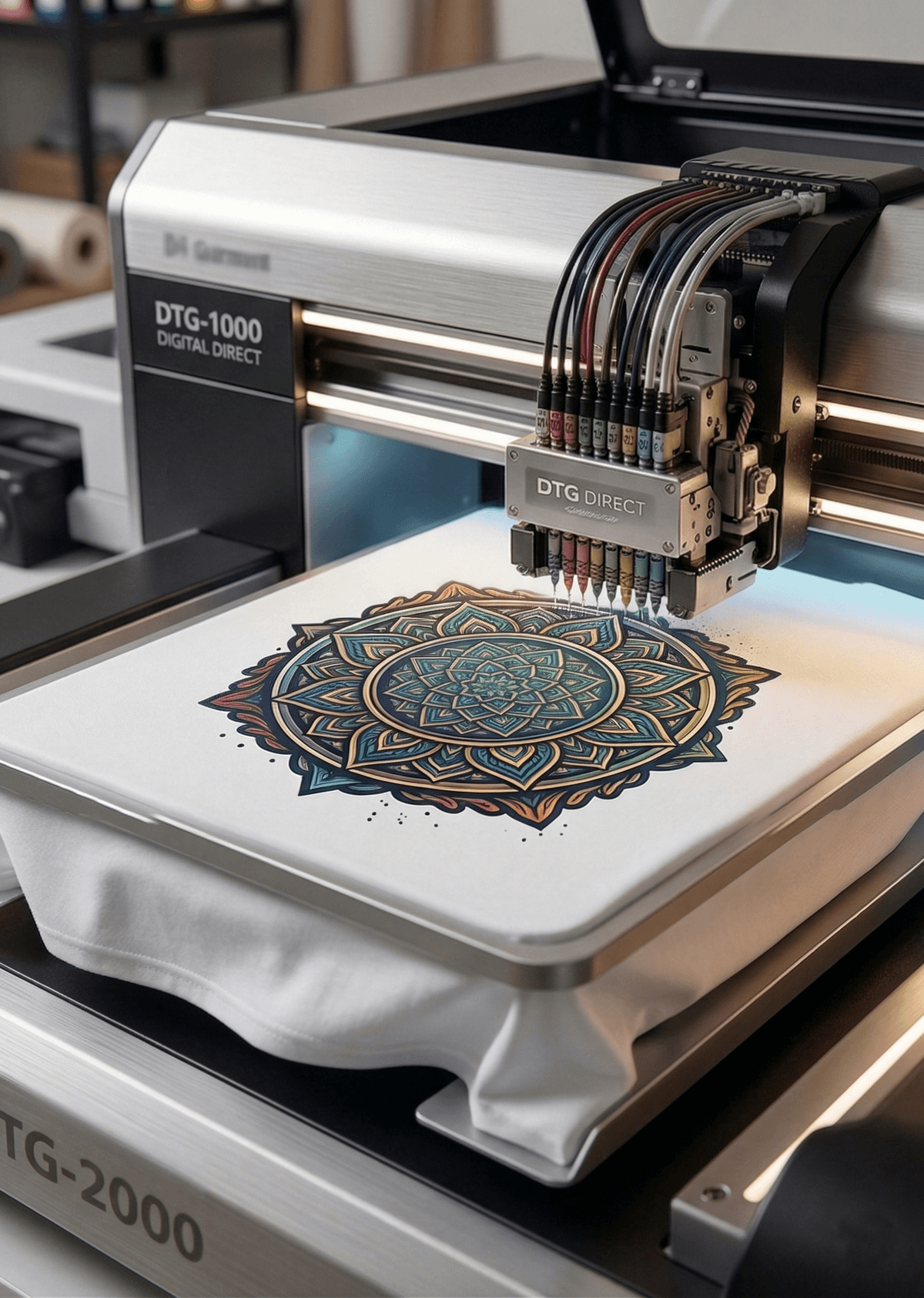 DTG Printing - Direct-to-Garment printing for detailed, full-color designs